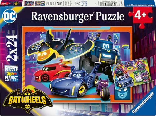Ravensburger Kinderpuzzle 12001054 - Seid Ihr bereit? - 2x24 Teile Batwheels Puzzle für Kinder ab 4 Jahren Ravensburger Kinderpuzzle 12001054 - Seid Ihr bereit? - 2x24 Teile Batwheels Puzzle für Kinder ab 4 Jahren von Ravensburger