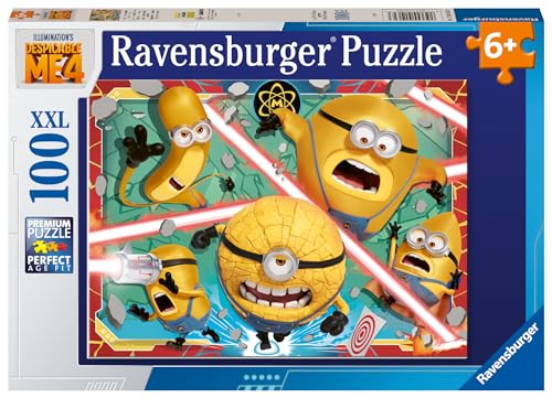 Ravensburger Kinderpuzzle 12001062 - Despicable Me 4 - 100 Teile XXL Despicable Me Puzzle für Kinder ab 6 Jahren von Ravensburger