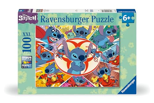Ravensburger Kinderpuzzle 12001071 - In meiner Welt - 100 Teile XXL Stitch Puzzle für Kinder ab 6 Jahren von Ravensburger