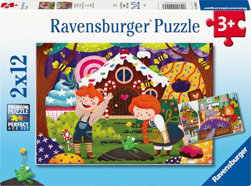 Ravensburger Kinderpuzzle - 12004045 Märchenhafte Geschichten - Puzzle für Kinder ab 3 Jahren, mit 2x12 Teilen Ravensburger Kinderpuzzle - 12004045 Märchenhafte Geschichten - Puzzle für Kinder ab 3 Jahren, mit 2x12 Teilen von Ravensburger