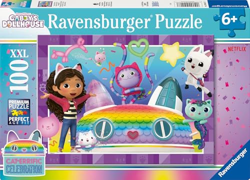Ravensburger Kinderpuzzle - 12004117 Gabby's Dollhouse - Puzzle für Kinder ab 6 Jahren, mit 100 Teilen im XXL-Format Ravensburger Kinderpuzzle - 12004117 Gabby's Dollhouse - Puzzle für Kinder ab 6 Jahren, mit 100 Teilen im XXL-Format von Ravensburger