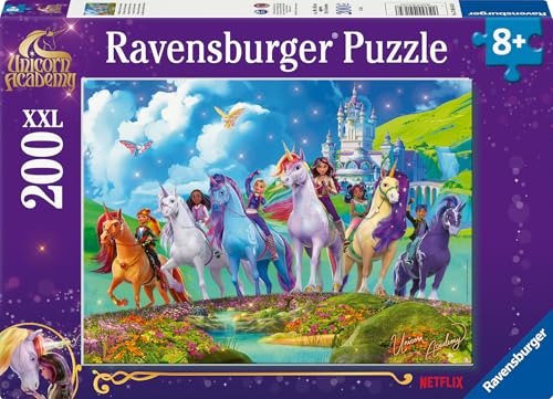 Ravensburger Kinderpuzzle - 12004165 - Unicorn Academy - Einhorn-Puzzle für Kinder ab 8 Jahren, mit 200 Teilen im XXL-Format, Einhorn-Geschenke Ravensburger Kinderpuzzle - 12004165 - Unicorn Academy - Einhorn-Puzzle für Kinder ab 8 Jahren, mit 200 Teilen im XXL-Format, Einhorn-Geschenke von Ravensburger