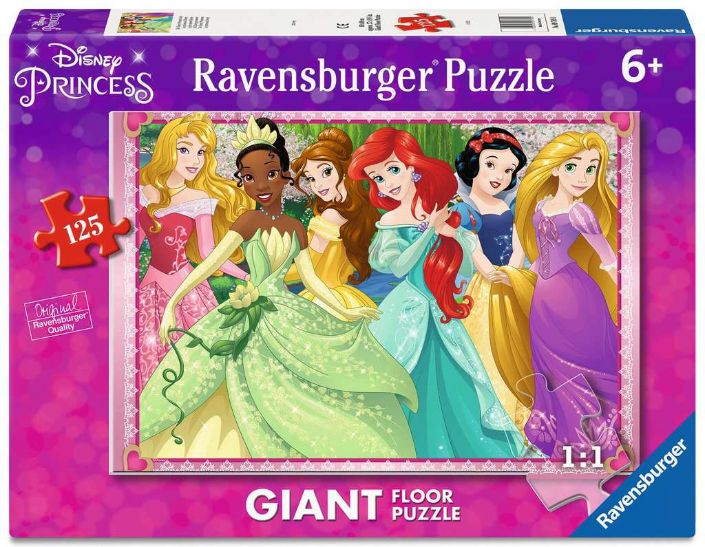 Ravensburger Kinderpuzzle 125 XXL-Teile - Die Disney Prinzessinnen - von Ravensburger