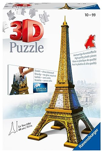Ravensburger Kinderpuzzle 12556 Herz Ravensburger 12556-Eiffelturm 3D Puzzle-Bauwerke, 216 Teile, von Ravensburger Kinderpuzzle