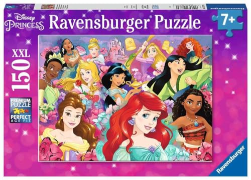 Ravensburger Kinderpuzzle - 12873 Träume können wahr werden - Disney Prinzessinnen-Puzzle für Kinder ab 7 Jahren, mit 150 Teilen im XXL-Format von Ravensburger