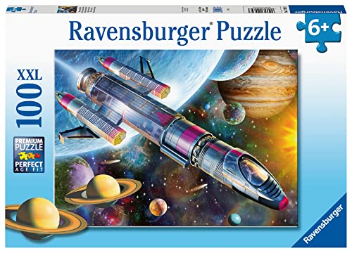 Ravensburger Kinderpuzzle - 12939 Mission im Weltall - Weltraum-Puzzle für Kinder ab 6 Jahren, mit 100 Teilen im XXL-Format von Ravensburger