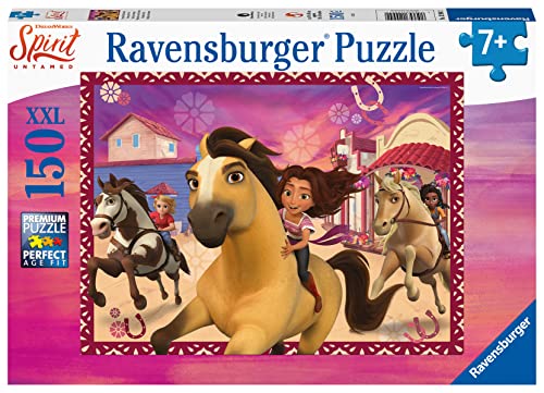 Ravensburger Kinderpuzzle - 12994 Freunde fürs Leben - DreamWorks Spirit Puzzle für Kinder ab 7 Jahren, mit 150 Teilen im XXL-Format von Ravensburger