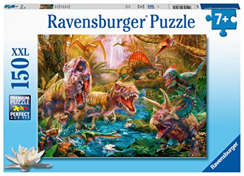 Ravensburger Kinderpuzzle - 13348 Versammlung der Dinosaurier- 150 Teile Puzzle für Kinder ab 7 Jahren von Ravensburger