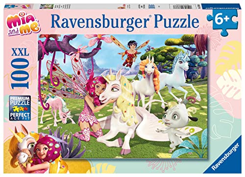 Ravensburger Kinderpuzzle 13388 - Wahre Einhorn-Freundschaft - 100 Teile XXL Mia and Me Puzzle für Kinder ab 6 Jahren von Ravensburger