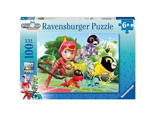 Ravensburger Kinderpuzzle 13396 - Das Petronix-Team - 100 Teile XXL Petronix Puzzle für Kinder ab 6 Jahren von Ravensburger