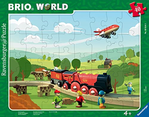 Ravensburger Kinderpuzzle – Rahmenpuzzle 40 Teile – Reise aufs Land/BRIO – Mädchen oder Jungen ab 4 Jahren – Hochwertiges Puzzle 05616 Ravensburger Kinderpuzzle – Rahmenpuzzle 40 Teile – Reise aufs Land/BRIO – Mädchen oder Jungen ab 4 Jahren – Hochwertiges Puzzle 05616 von Ravensburger