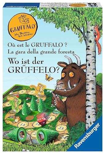 Ravensburger Kinderspiele - 20833 - Wo ist der Grüffelo? - Brettspiel für 2-4 Grüffelo-Fans ab 4 Jahren von Ravensburger