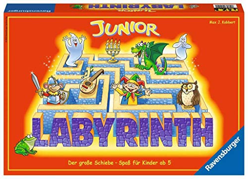 Ravensburger Kinderspiele 21210 - Junior Labyrinth - Familienklassiker für die Kleinen, Spiel für Kinder ab 5 Jahren - Gesellschaftspiel geeignet für 2-4 Spieler, Junior-Ausgabe Ravensburger Kinderspiele 21210 - Junior Labyrinth - Familienklassiker für die Kleinen, Spiel für Kinder ab 5 Jahren - Gesellschaftspiel geeignet für 2-4 Spieler, Junior-Ausgabe von Ravensburger