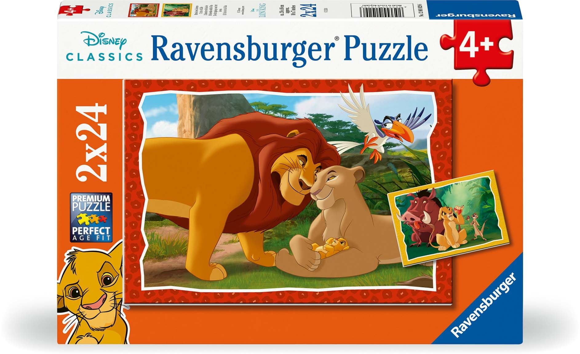 Ravensburger König Der Löwen Puzzles 2x24 Teile Ravensburger König Der Löwen Puzzles 2x24 Teile von Ravensburger