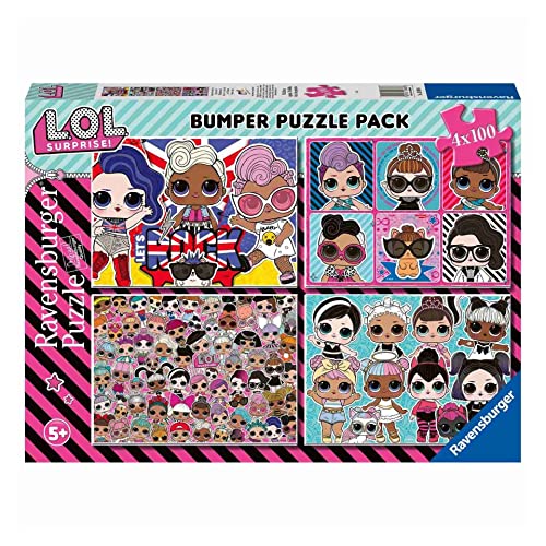Ravensburger L.O.L. Puzzle 4x100 Bumper Pack, Mehrfarbig, 12880 Ravensburger L.O.L. Puzzle 4x100 Bumper Pack, Mehrfarbig, 12880 von Ravensburger