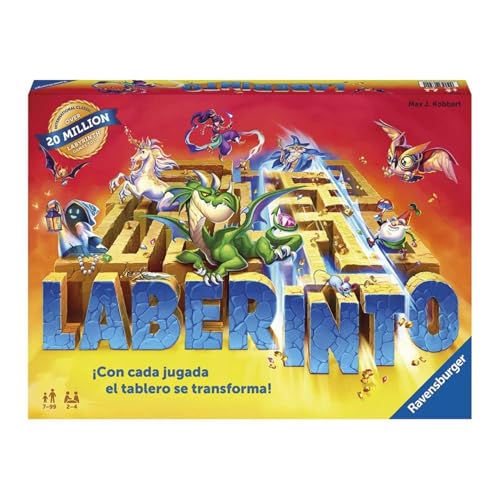 Ravensburger Laberinto Magico Brettspiel, 2-4 Spieler, Empfohlenes Alter 7+ (26324) von Ravensburger