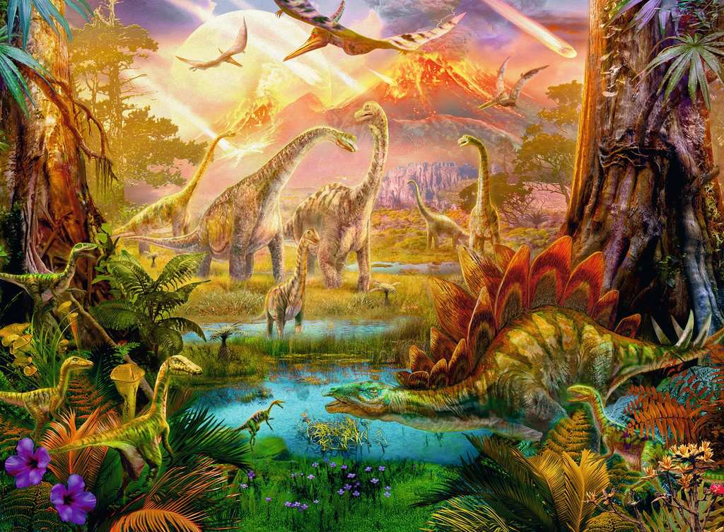 Ravensburger Land of the Dinosaurs 500 Teile Puzzle Ravensburger-00238 von Ravensburger