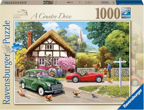 Ravensburger Leisure Days Nr. 9 A Country Drive Puzzle, 1000 Teile, für Erwachsene und Kinder ab 12 Jahren Ravensburger Leisure Days Nr. 9 A Country Drive Puzzle, 1000 Teile, für Erwachsene und Kinder ab 12 Jahren von Ravensburger