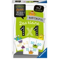 Ravensburger 80350 - Das kleine 1x1, Kartenspiel, Lernen Lachen Selbermachen, Lernspiel von Ravensburger