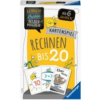 Ravensburger 80349 - Rechnen bis 20, Kartenspiel, Lernen Lachen Selbermachen, Lernspiel von Ravensburger