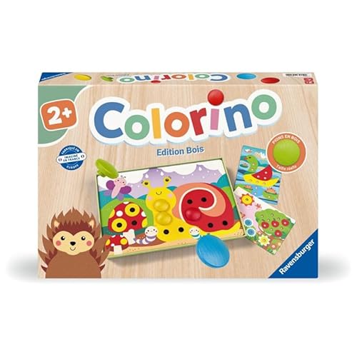 Ravensburger - Lernspiel – Colorino – Holz-Edition – Lernspiel der Farben und Handhabung – Motorik und Kreativität – ab 2 Jahren – 24704 – französische Version Ravensburger - Lernspiel – Colorino – Holz-Edition – Lernspiel der Farben und Handhabung – Motorik und Kreativität – ab 2 Jahren – 24704 – französische Version von Ravensburger