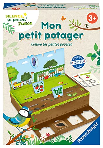 Ravensburger - Mon Petit Gemüsegarten – Stille es wächst Junior – Lernspiel – Frage- und Bilderspiel – für 1 bis 4 Spieler und ab 3 Jahren – 20966 von Ravensburger