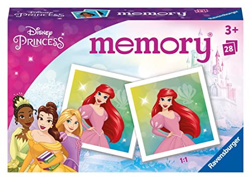 Ravensburger - Lernspiel – Memory® – Disney Prinzessinnen – EIN erstes Lernspiel mit Beobachtung, Vereinigung und Gedächtnisarbeit – ab 3 Jahren – 20978 von Ravensburger