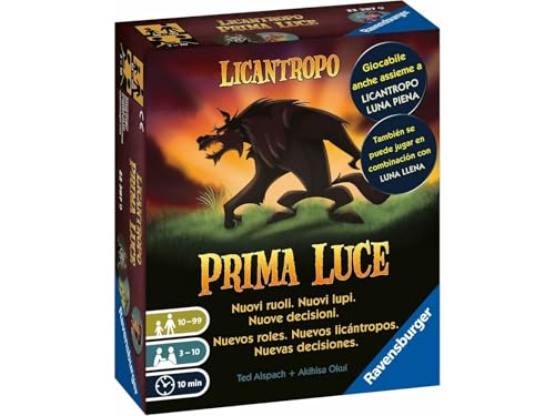 Ravensburger Licantrop Prima Luce, Kartenspiel für die ganze Familie, integrierte App für Handy, 9+ Jahre Ravensburger Licantrop Prima Luce, Kartenspiel für die ganze Familie, integrierte App für Handy, 9+ Jahre von Ravensburger
