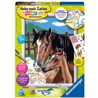 Ravensburger Malen nach Zahlen, Pferd mit Fohlen Ravensburger Malen nach Zahlen, Pferd mit Fohlen von Ravensburger