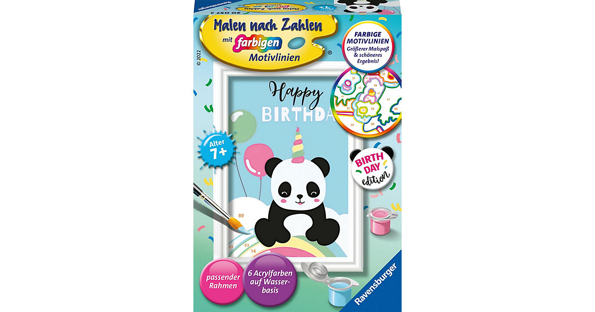 Malen nach Zahlen Happy Birthday von Ravensburger