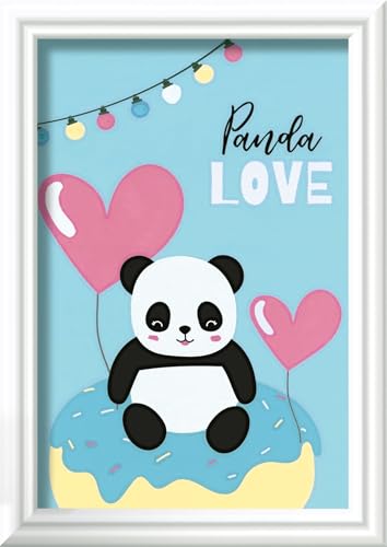 Ravensburger CreArt 20058 - Panda Love - Malen nach Zahlen Panda für Kinder ab 7 Jahre, Malset mit Rahmen, Pinsel und Acrylfarben, Geschenk für Mädchen und Jungen Ravensburger CreArt 20058 - Panda Love - Malen nach Zahlen Panda für Kinder ab 7 Jahre, Malset mit Rahmen, Pinsel und Acrylfarben, Geschenk für Mädchen und Jungen von Ravensburger