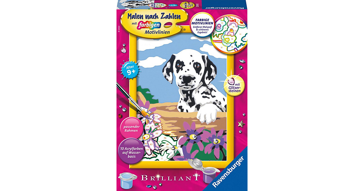 Malen nach Zahlen Dalmatiner Welpe von Ravensburger