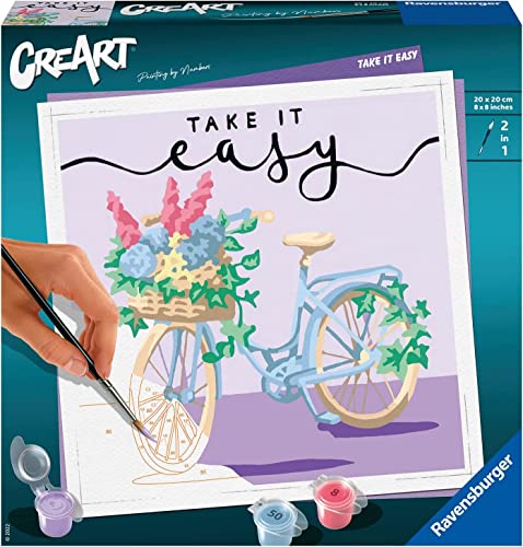 Ravensburger CreArt 20099 - Take it Easy - Malen nach Zahlen Erwachsene, DIY Malset mit Pinsel und Acrylfarben, Geschenk für Frauen und Männer, Malen für Erwachsene Ravensburger CreArt 20099 - Take it Easy - Malen nach Zahlen Erwachsene, DIY Malset mit Pinsel und Acrylfarben, Geschenk für Frauen und Männer, Malen für Erwachsene von Ravensburger