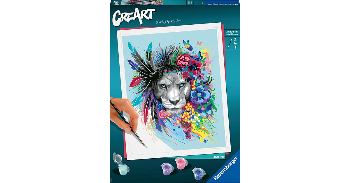 Ravensburger Malen nach Zahlen 20130 - Boho Lion - ab 12 Jahren Ravensburger Malen nach Zahlen 20130 - Boho Lion - ab 12 Jahren von Ravensburger