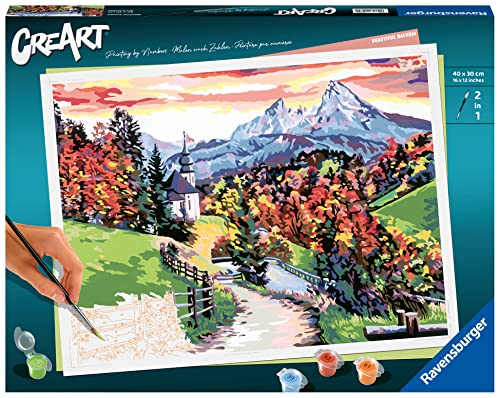 Ravensburger CreArt - Malen nach Zahlen 20274 Beautiful Bavaria ab 14 Jahren, bunt von Ravensburger