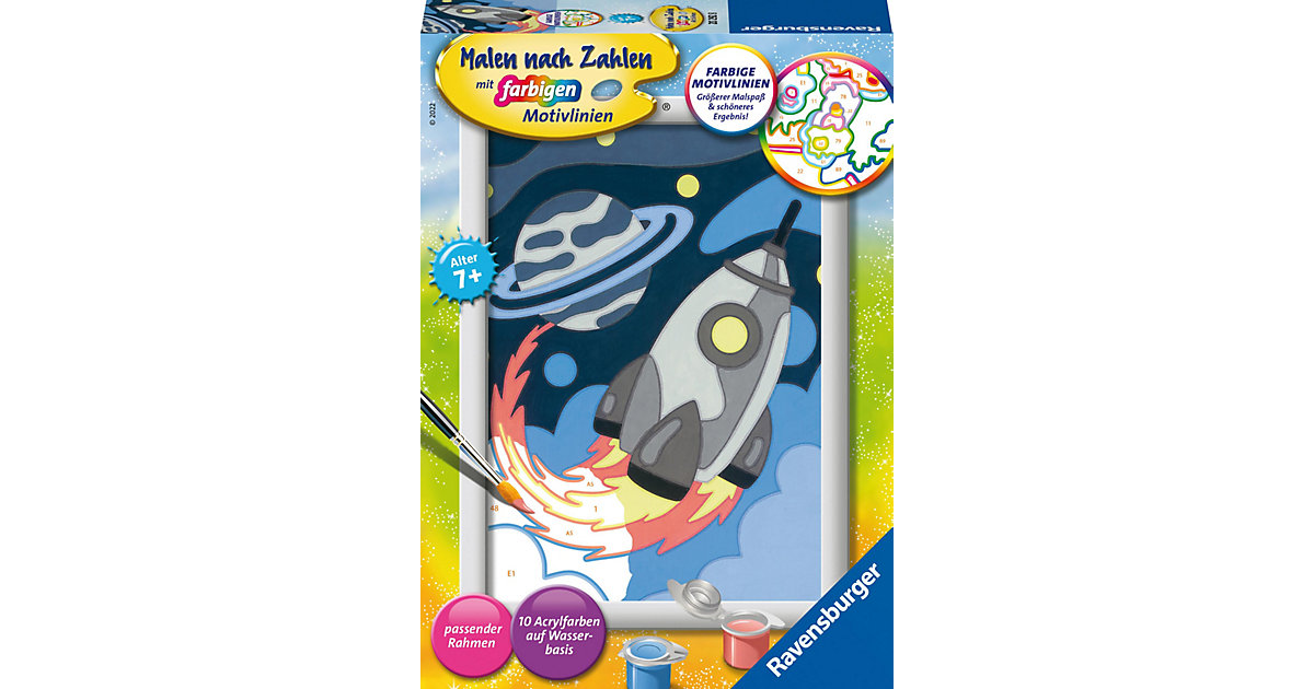 Ravensburger Malen nach Zahlen 20292 - Weltraumabenteuer - Kinder ab 7 Jahren Ravensburger Malen nach Zahlen 20292 - Weltraumabenteuer - Kinder ab 7 Jahren von Ravensburger