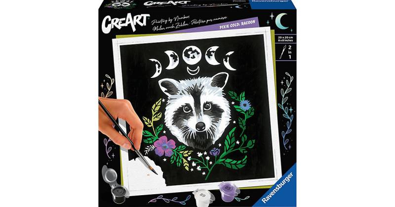 Ravensburger Malen nach Zahlen 23509 - Pixie Cold: Racoon - ab 12 Jahren von Ravensburger