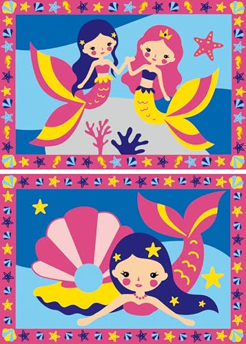 Ravensburger CreArt 23753 - Bezaubernde Meerjungfrauen - Malen nach Zahlen für Kinder ab 5 Jahre, Malset mit Rahmen, Pinsel und Acrylfarben, Geschenk für Mädchen und Jungen Ravensburger CreArt 23753 - Bezaubernde Meerjungfrauen - Malen nach Zahlen für Kinder ab 5 Jahre, Malset mit Rahmen, Pinsel und Acrylfarben, Geschenk für Mädchen und Jungen von Ravensburger
