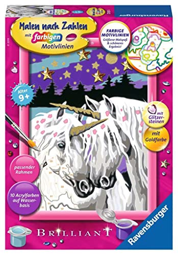 Ravensburger Malen nach Zahlen 27697 - Einhornliebe - Für Kinder ab 9 Jahren Ravensburger Malen nach Zahlen 27697 - Einhornliebe - Für Kinder ab 9 Jahren von Ravensburger