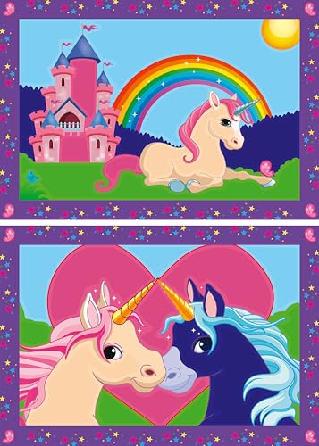 Ravensburger CreArt 27774 - Bunte Einhornwelt - Malen nach Zahlen Einhörner für Kinder ab 5 Jahre, Malset mit Rahmen, Pinsel und Acrylfarben, Geschenk für Mädchen und Jungen Ravensburger CreArt 27774 - Bunte Einhornwelt - Malen nach Zahlen Einhörner für Kinder ab 5 Jahre, Malset mit Rahmen, Pinsel und Acrylfarben, Geschenk für Mädchen und Jungen von Ravensburger