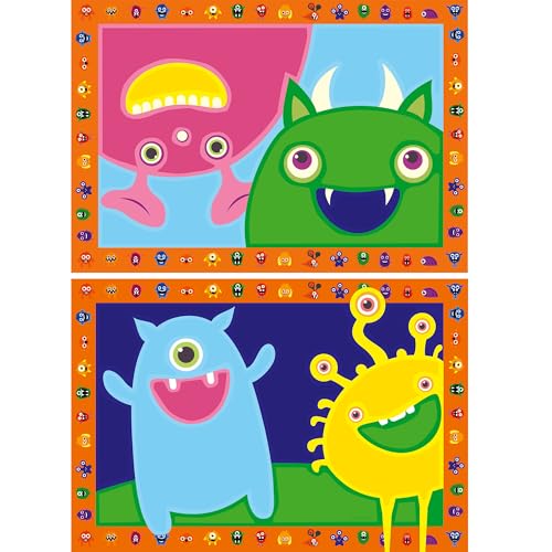 Ravensburger CreArt 28941 - Lustige Monster - Malen nach Zahlen für Kinder ab 5 Jahre, Malset mit Rahmen, Pinsel und Acrylfarben, Geschenk für Jungen und Mädchen Ravensburger CreArt 28941 - Lustige Monster - Malen nach Zahlen für Kinder ab 5 Jahre, Malset mit Rahmen, Pinsel und Acrylfarben, Geschenk für Jungen und Mädchen von Ravensburger
