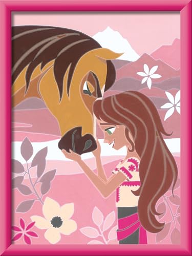 Ravensburger CreArt 29040 - Freunde für Immer - Malen nach Zahlen Spirit für Kinder ab 7 Jahre, Malset mit Rahmen, Pinsel und Acrylfarben, Geschenk für Mädchen und Jungen Ravensburger CreArt 29040 - Freunde für Immer - Malen nach Zahlen Spirit für Kinder ab 7 Jahre, Malset mit Rahmen, Pinsel und Acrylfarben, Geschenk für Mädchen und Jungen von Ravensburger