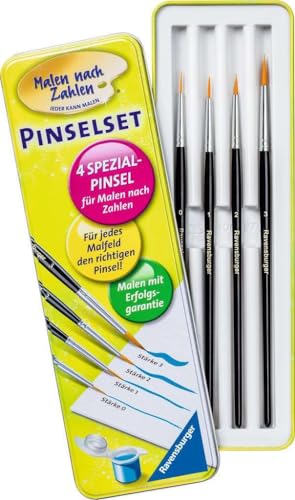 Ravensburger Malen nach Zahlen 29099 - Pinselset Kinder ab 7 Jahren und Erwachsene von Ravensburger