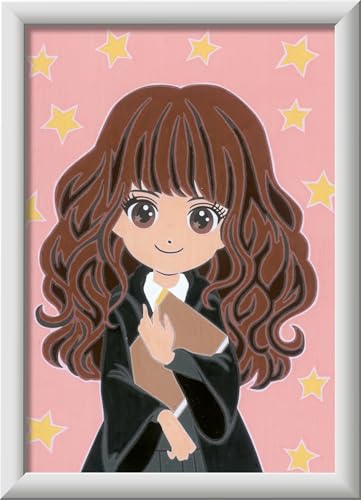 Ravensburger CreArt 29297 - Hermine - Malen nach Zahlen Harry Potter für Kinder ab 7 Jahre, Malset mit Rahmen, Pinsel und Acrylfarben, Geschenk für Mädchen und Jungen Ravensburger CreArt 29297 - Hermine - Malen nach Zahlen Harry Potter für Kinder ab 7 Jahre, Malset mit Rahmen, Pinsel und Acrylfarben, Geschenk für Mädchen und Jungen von Ravensburger