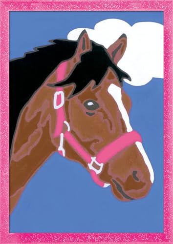 Ravensburger CreArt 29607 - Pferd - Malen nach Zahlen für Kinder ab 7 Jahre, Malset mit Rahmen, Pinsel und Acrylfarben, Geschenk für Mädchen und Jungen Ravensburger CreArt 29607 - Pferd - Malen nach Zahlen für Kinder ab 7 Jahre, Malset mit Rahmen, Pinsel und Acrylfarben, Geschenk für Mädchen und Jungen von Ravensburger