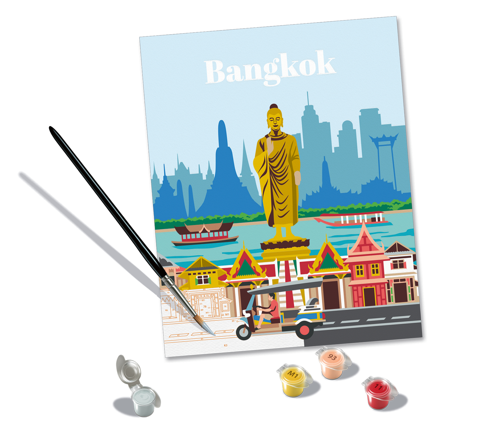 Ravensburger Malen nach Zahlen - CréArt - Bangkok Ravensburger-23095 von Ravensburger
