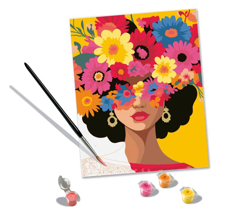 Ravensburger Malen nach Zahlen - CréArt - Blühende Schönheit Ravensburger-23147 von Ravensburger