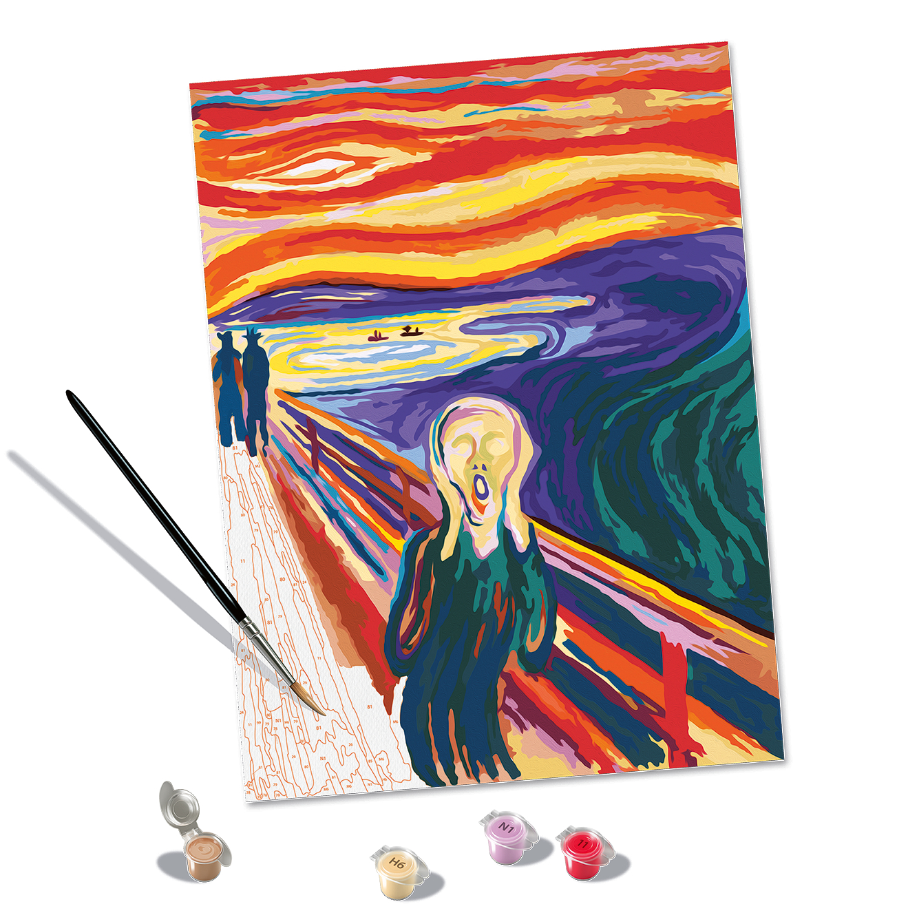 Ravensburger Malen nach Zahlen - CréArt - Der Schrei Ravensburger-23691 Ravensburger Malen nach Zahlen - CréArt - Der Schrei Ravensburger-23691 von Ravensburger