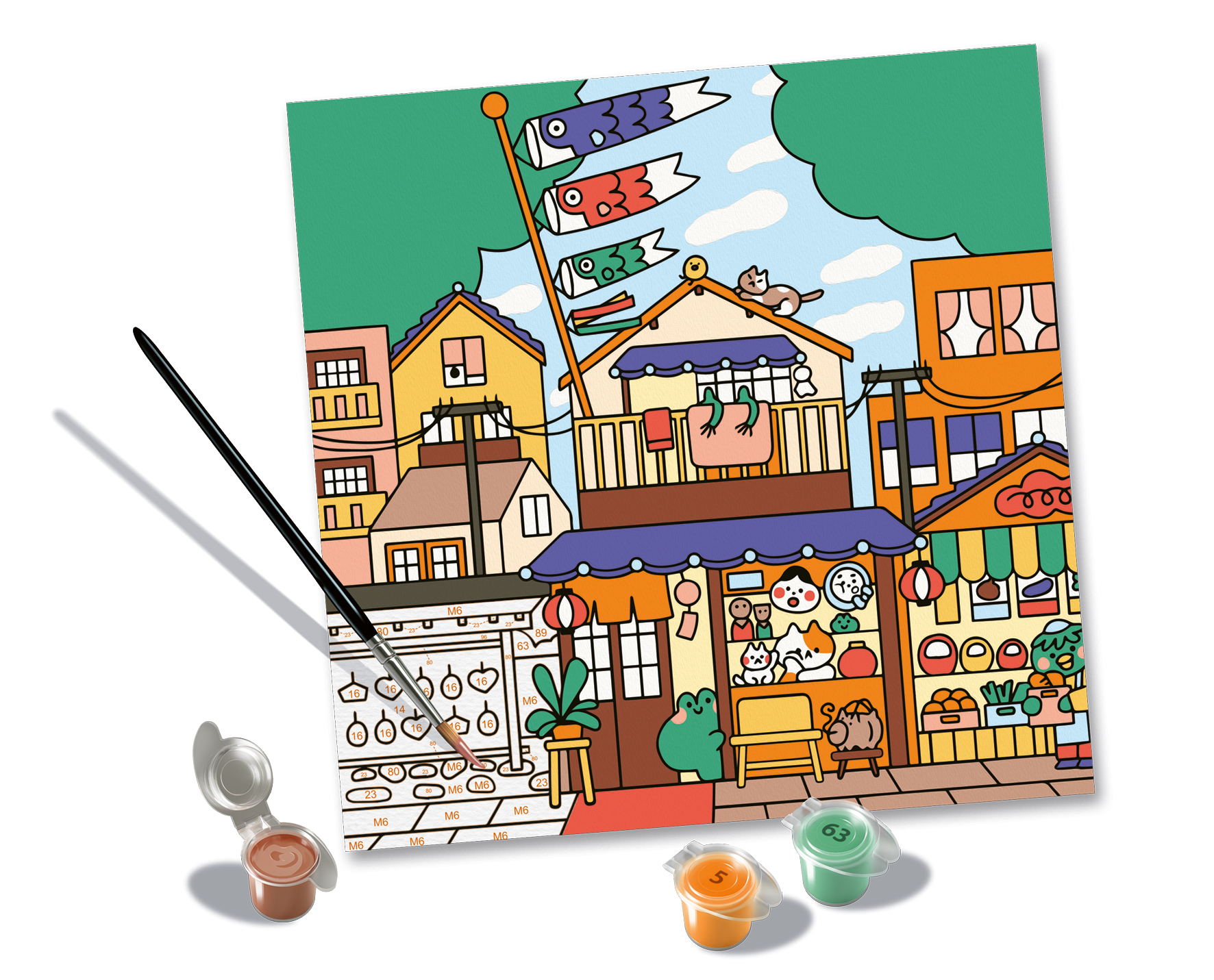 Ravensburger Malen nach Zahlen - CreArt - Kawaii Street - Niniwanted Ravensburger-23273 von Ravensburger