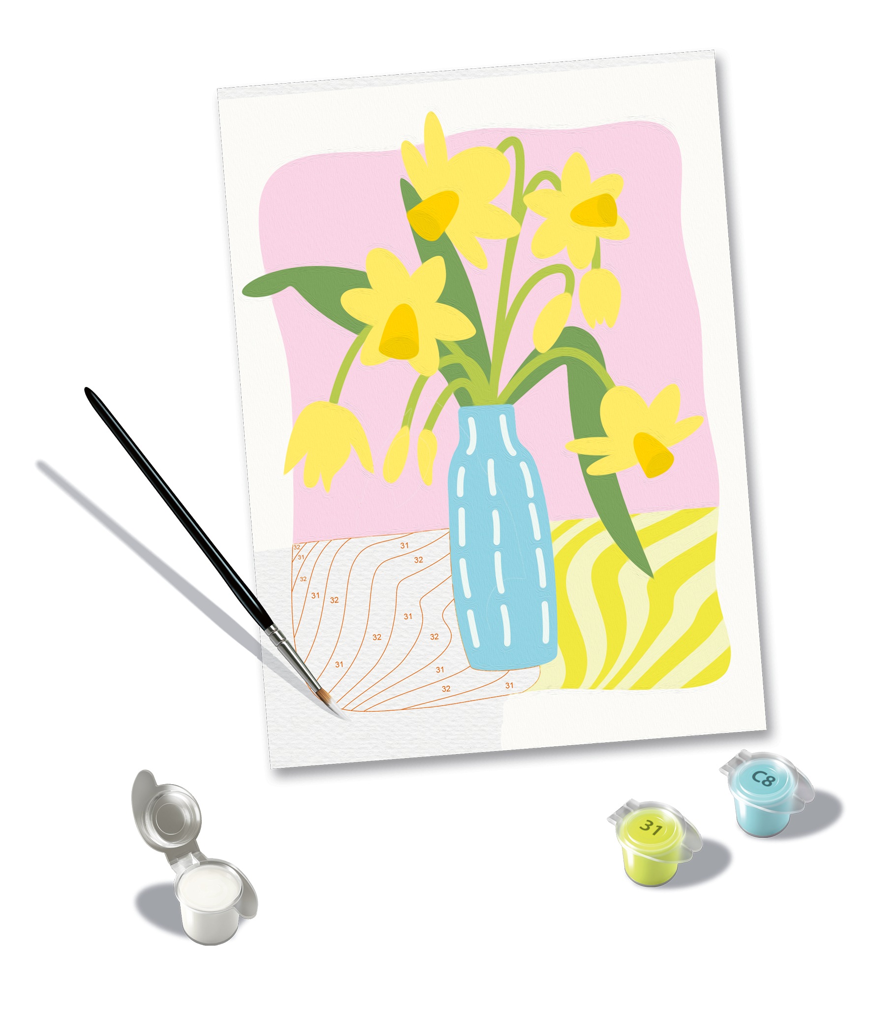 Ravensburger Malen nach Zahlen - CreArt - Narzissen Ravensburger-23136 von Ravensburger